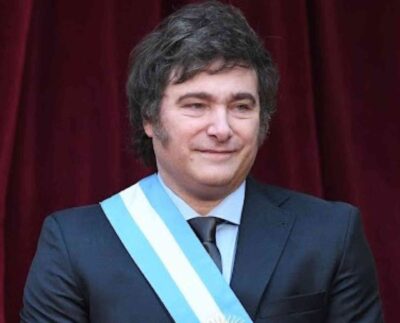Javier Milei ante el Congreso de la Nación en su asunción como presidente de Argentina (Wikipedia).