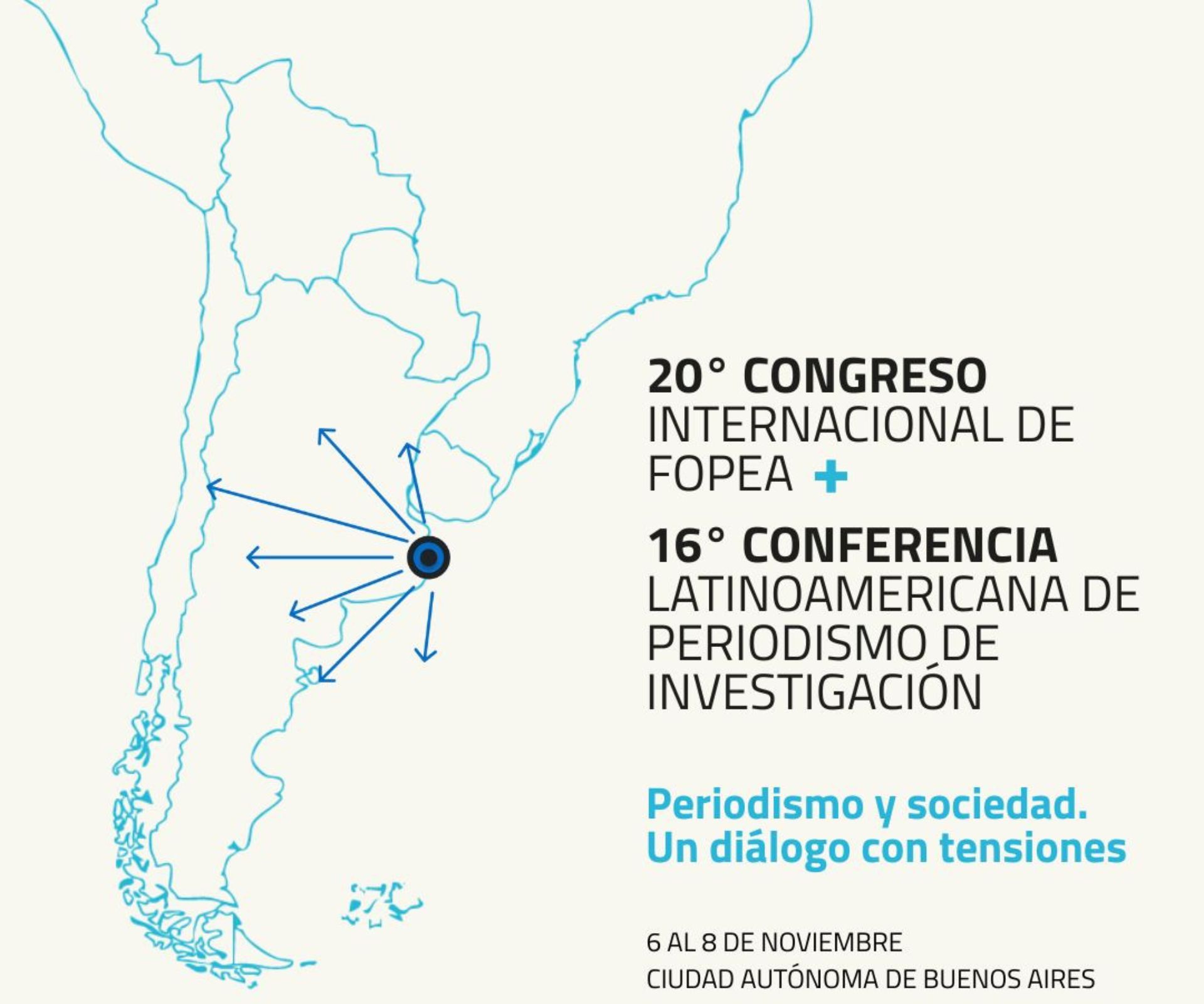 FOPEA y COLPIN se unen para un congreso histórico de periodismo