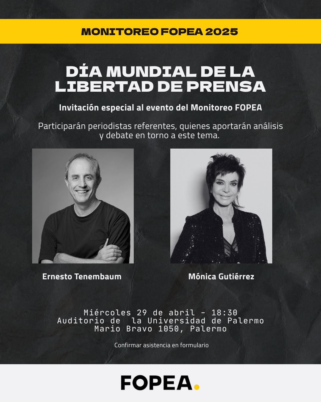 FOPEA presenta su informe anual 2025 de Libertad de Expresión