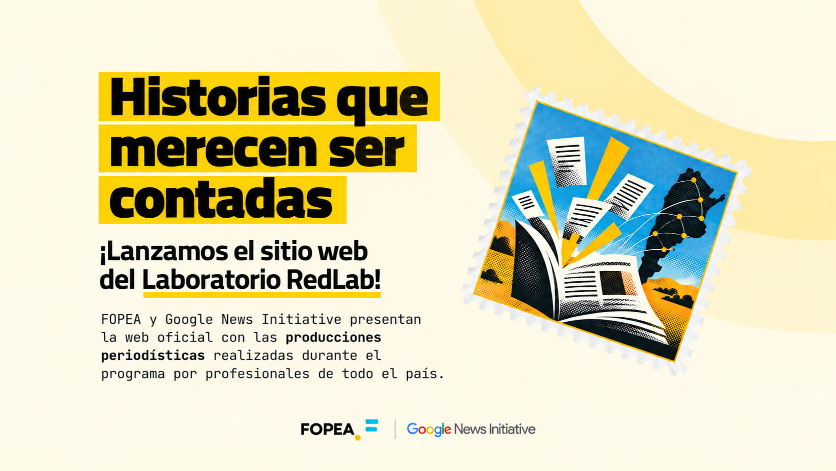 FOPEA, con el apoyo de Google News Initiative, lanza el Laboratorio de Periodismo RedLab